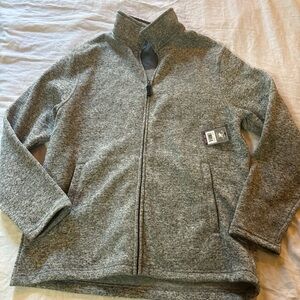 Beverly Hills Polo Club Men's Gray Zip Up Sweater